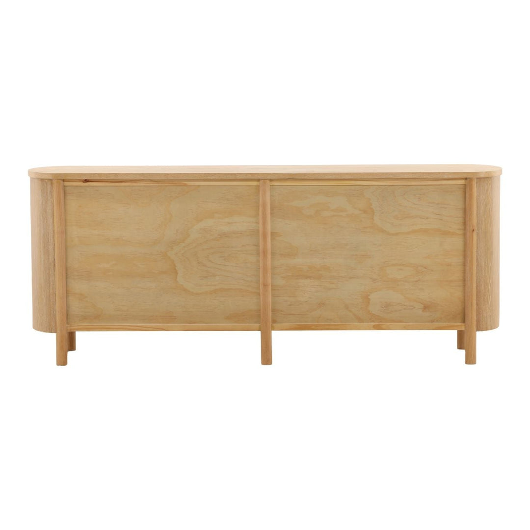 Rae Oak Veneer Sideboard, back view