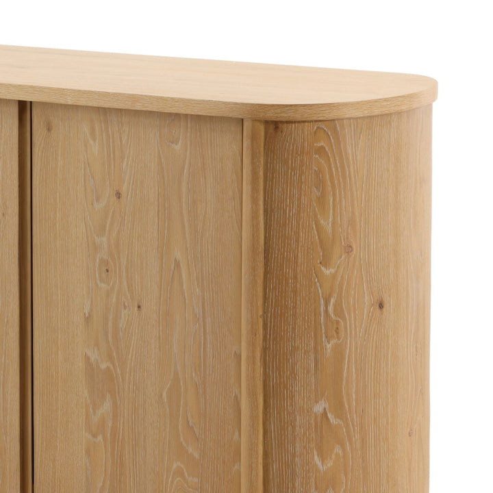 Rae Oak Veneer Sideboard, detail 1 view