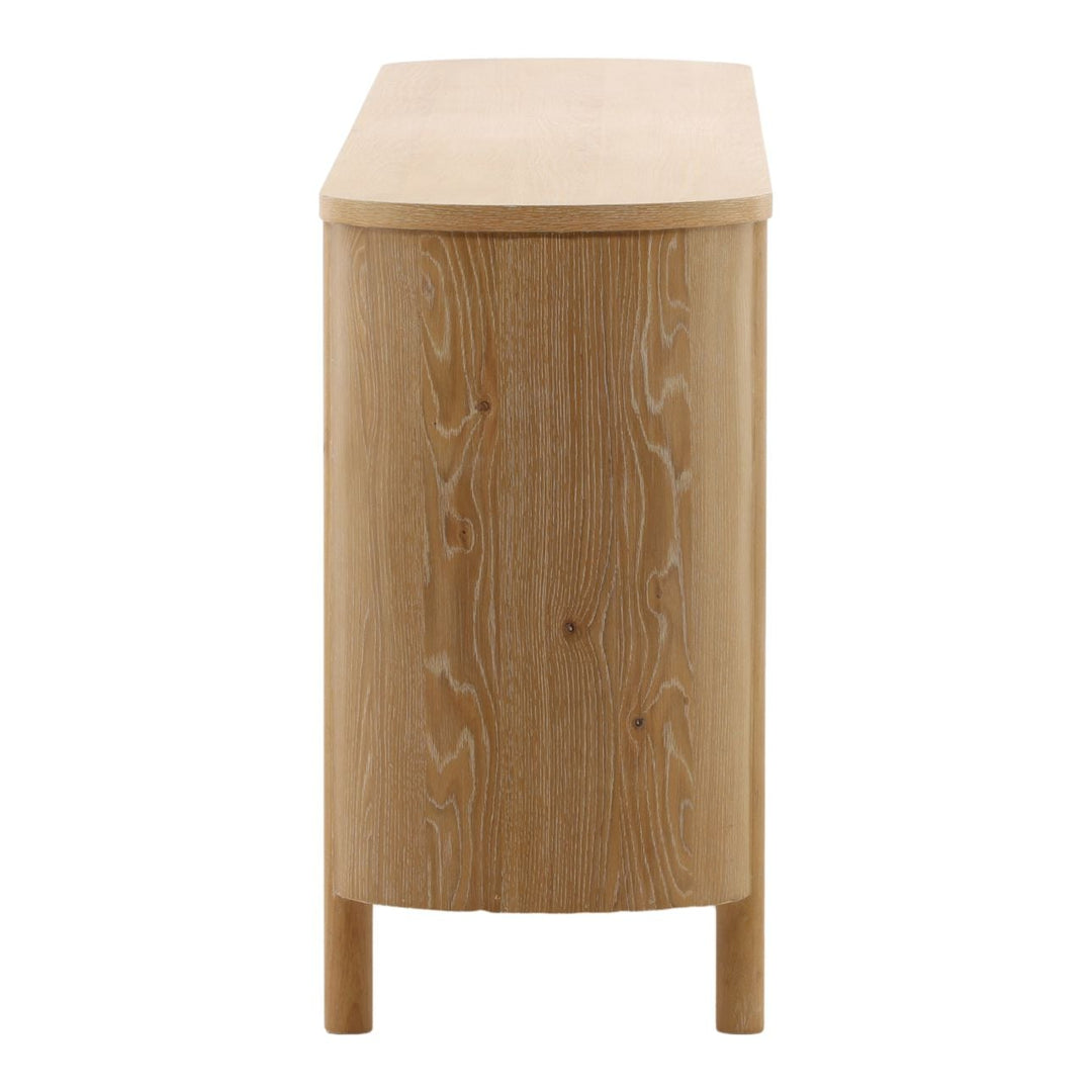 Rae Oak Veneer Sideboard, profile view