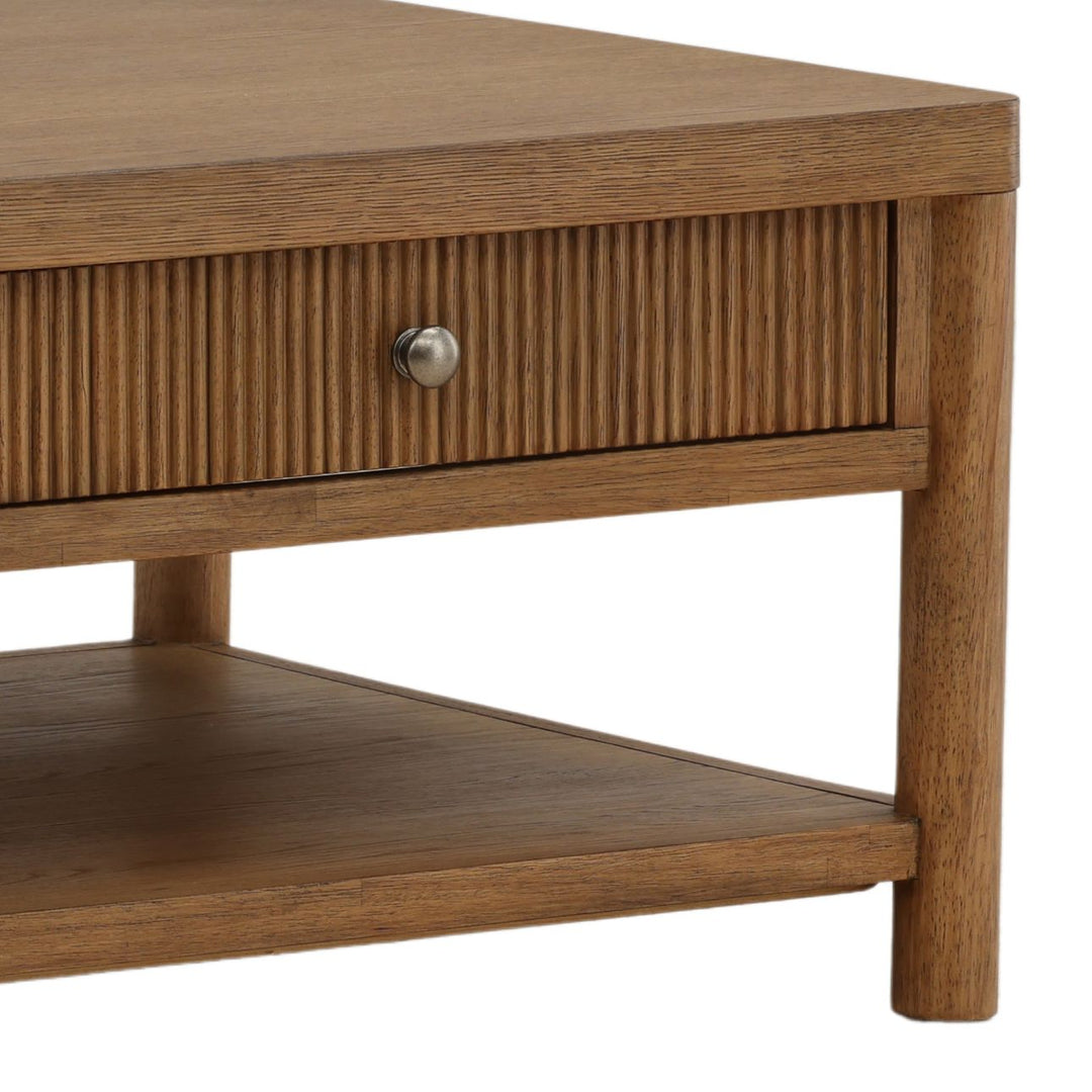 Ronan Oak Veneer Coffee Table, detail 2 view