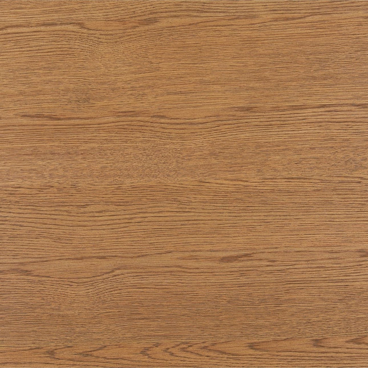 Hayden Dark Oak Veneer Round Dining Table, detail 1 view