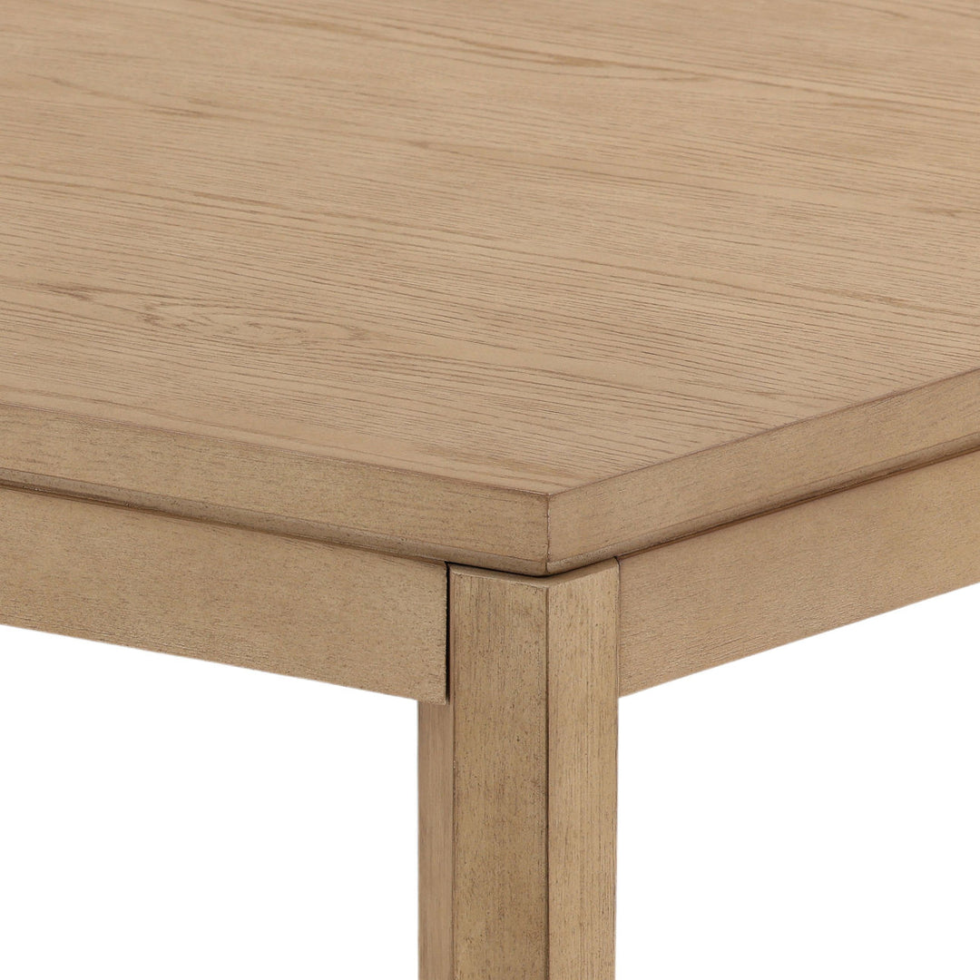 Keira Natural Oak Veneer Dining Table, detail 2 view