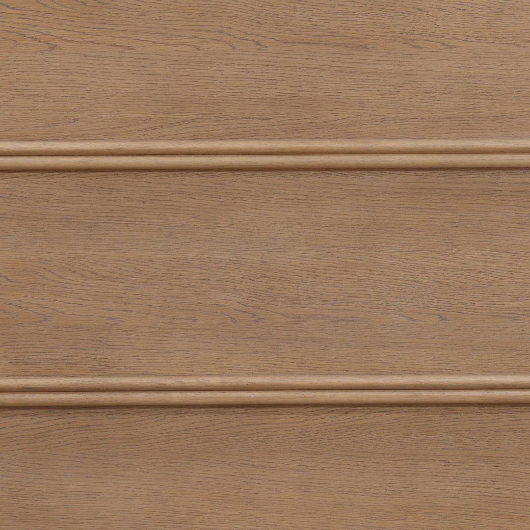 Marcella Oak Veneer Bed, Eastern King · Natural, detail 3 view
