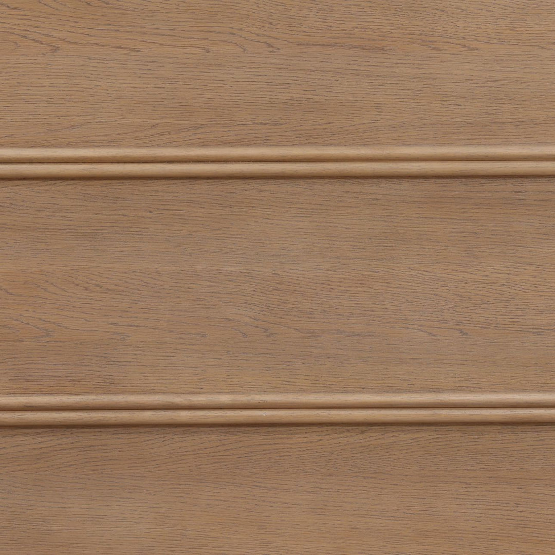 Marcella Oak Veneer Bed, Queen · Natural, detail 3 view