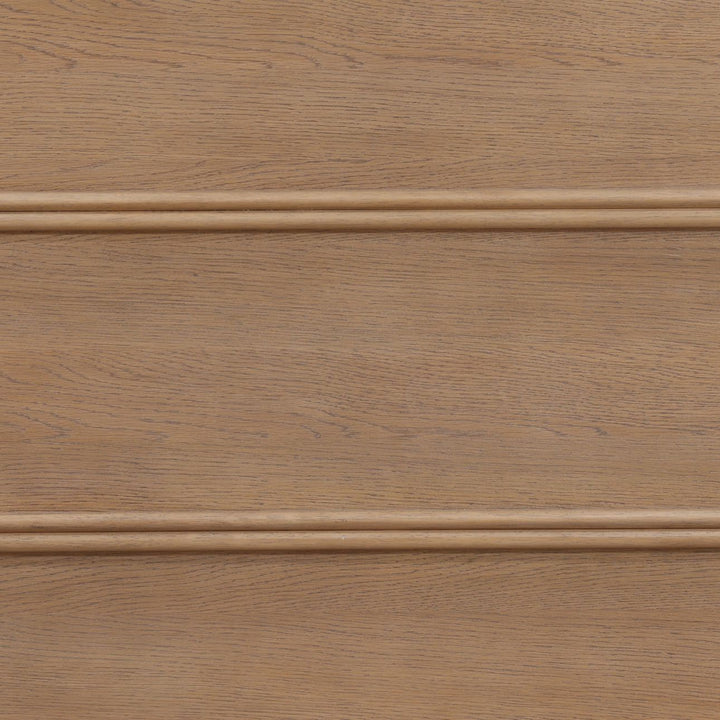 Marcella Oak Veneer Bed, Queen · Natural, detail 3 view
