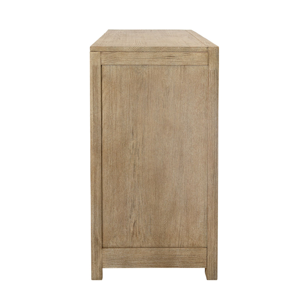 Rue Warm-Wash Pine Dresser, profile view