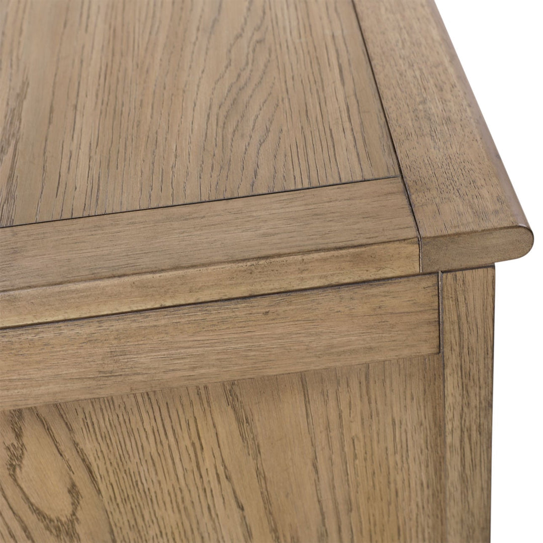 Delaney Oak Veneer Sideboard, Natural · Eight Door, detail 1 view