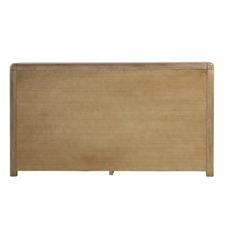 Tessa Natural Oak Veneer Dresser, back view