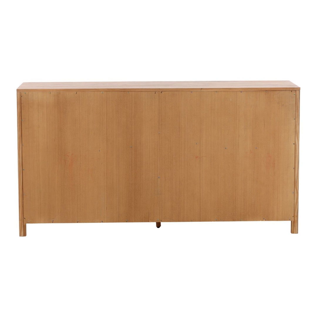 Emery Warm-Wash Pine Dresser, back view