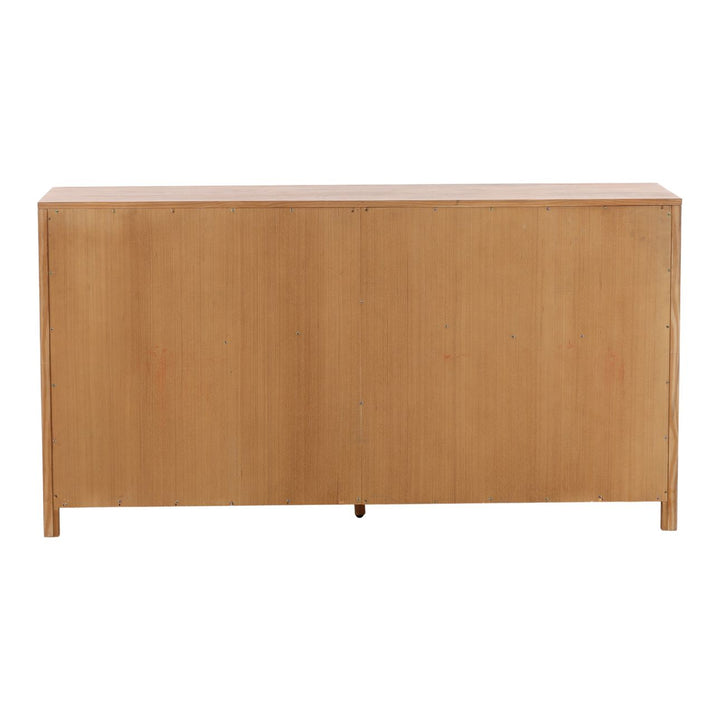 Emery Warm-Wash Pine Dresser, back view