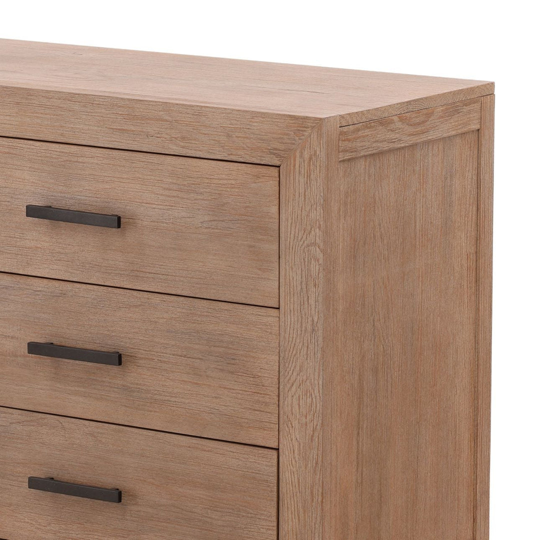 Emery Warm-Wash Pine Dresser, detail 2 view