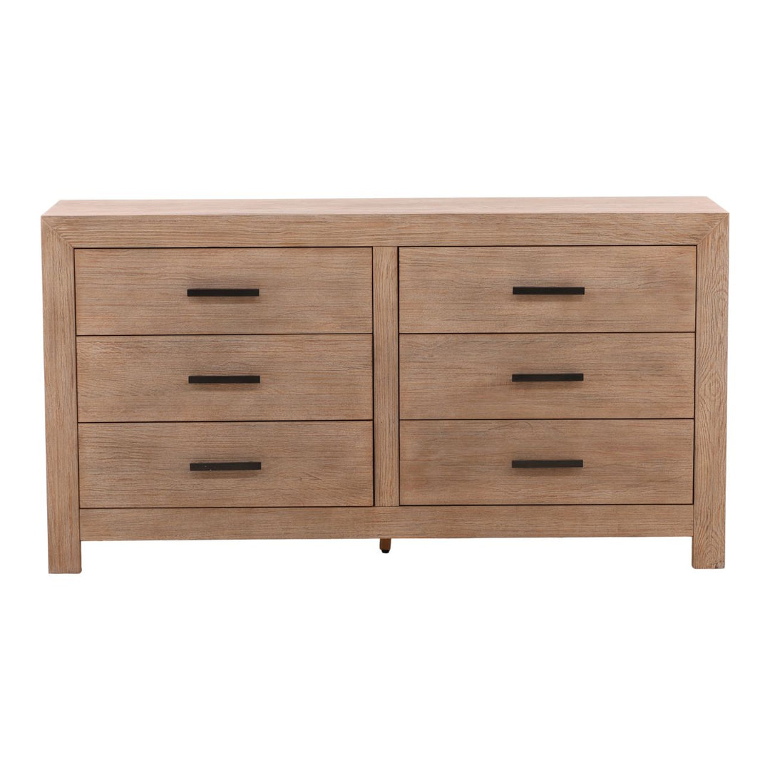 Emery Warm-Wash Pine Dresser, front view