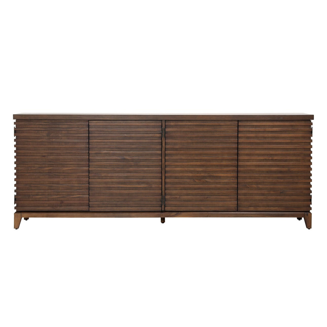 Esme Acacia Wood and Veneer Sideboard, front view