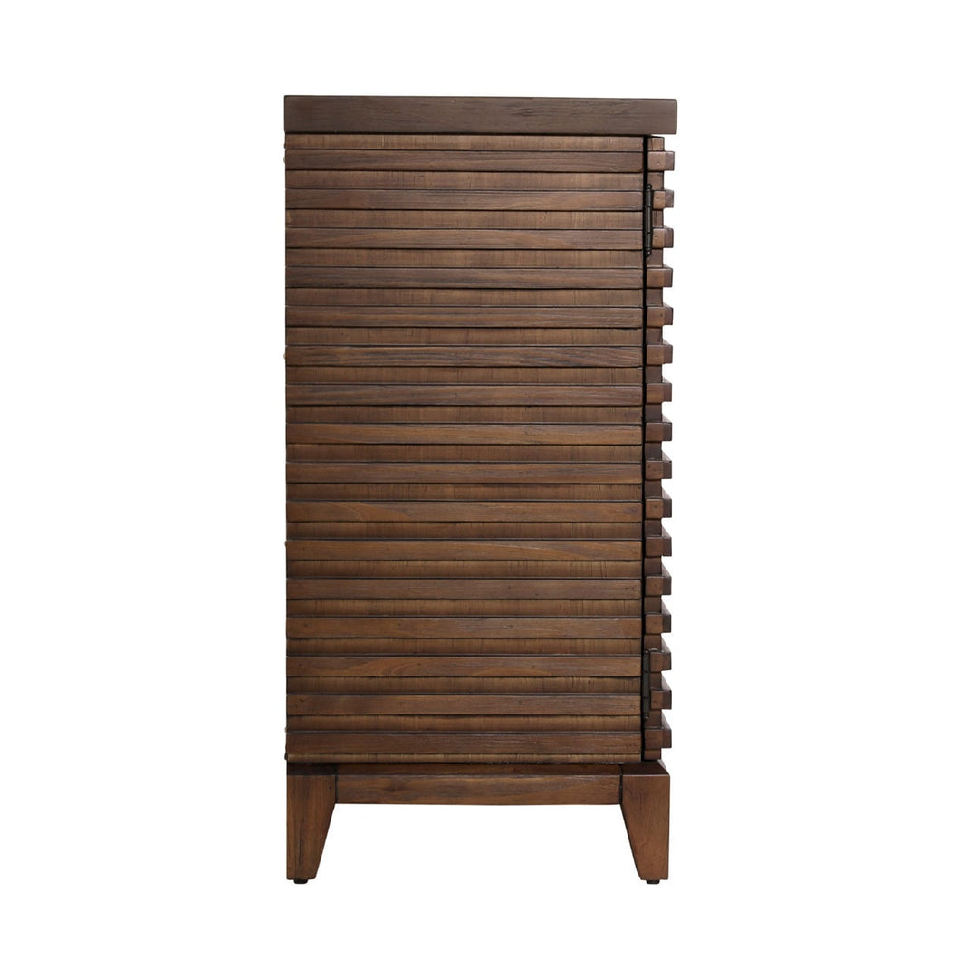 Esme Acacia Wood and Veneer Sideboard, profile view