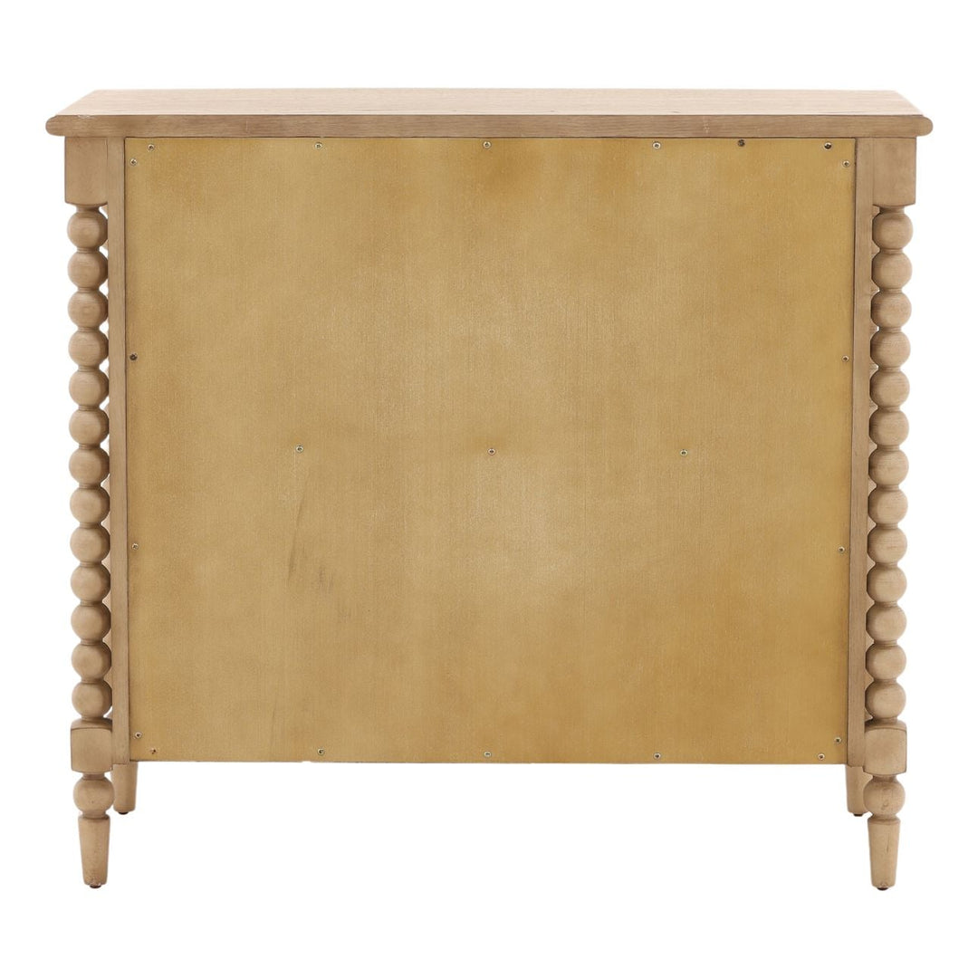 Marcella Oak Veneer Dresser, Natural, back view
