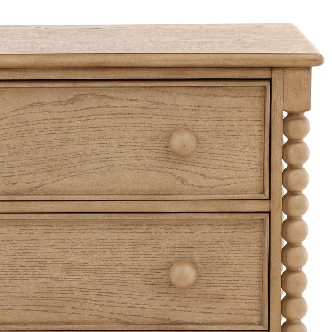 Marcella Oak Veneer Dresser, Natural, detail 1 view