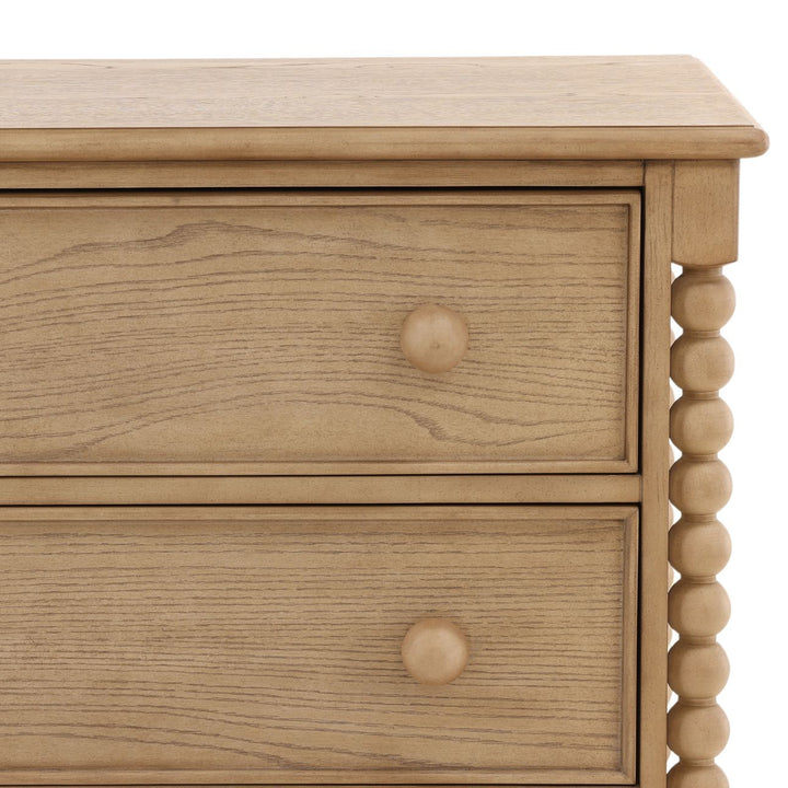 Marcella Oak Veneer Dresser, Natural, detail 1 view