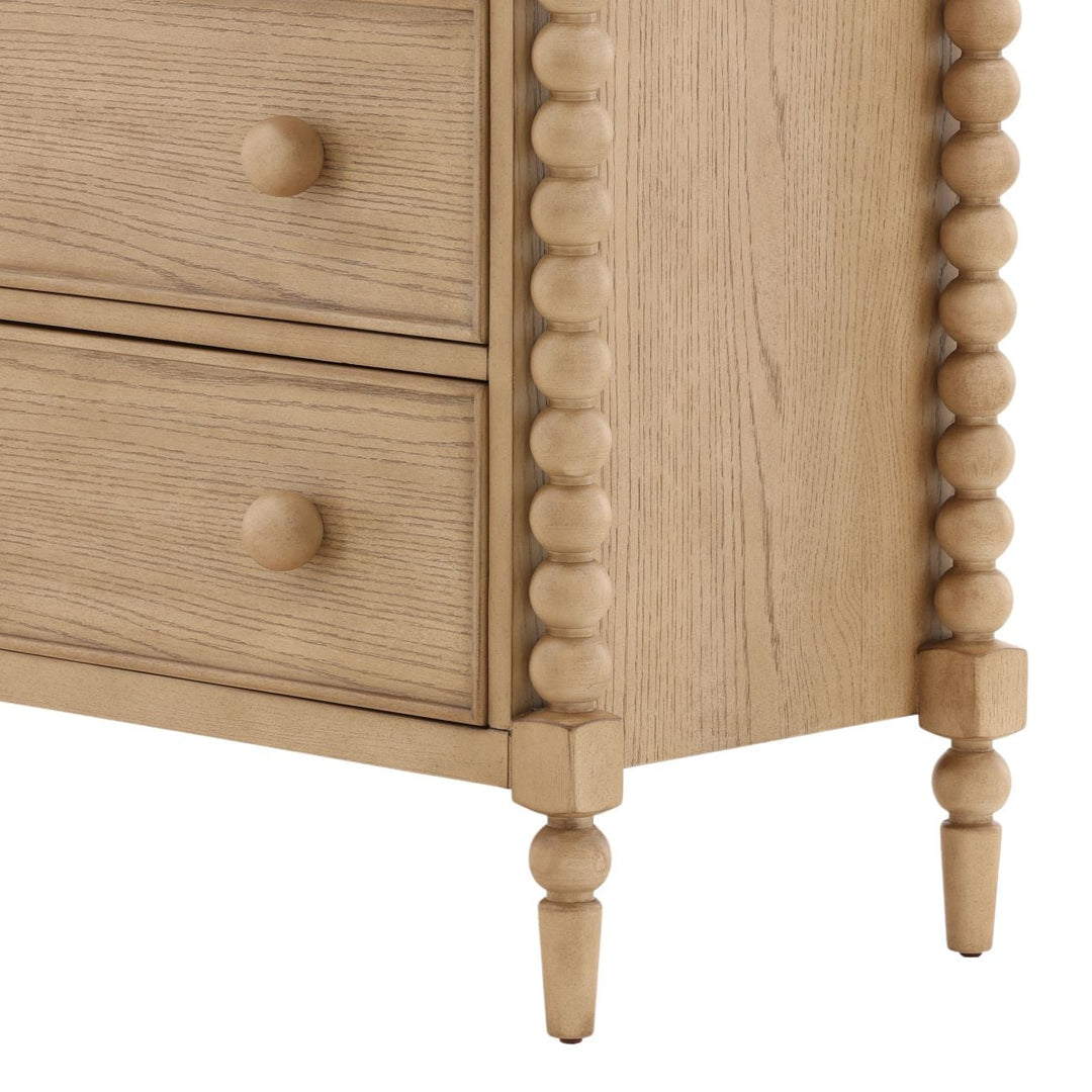 Marcella Oak Veneer Dresser, Natural, detail 2 view