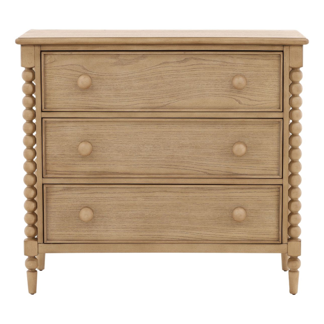 Marcella Oak Veneer Dresser, Natural, front view