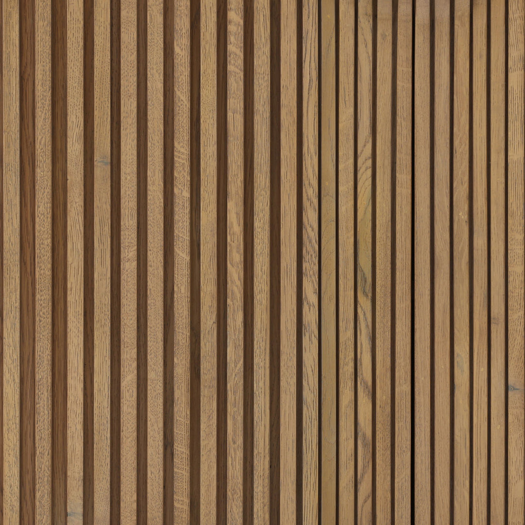 Farren Oak Wood and Veneer Sideboard, Two Door, detail 2 view