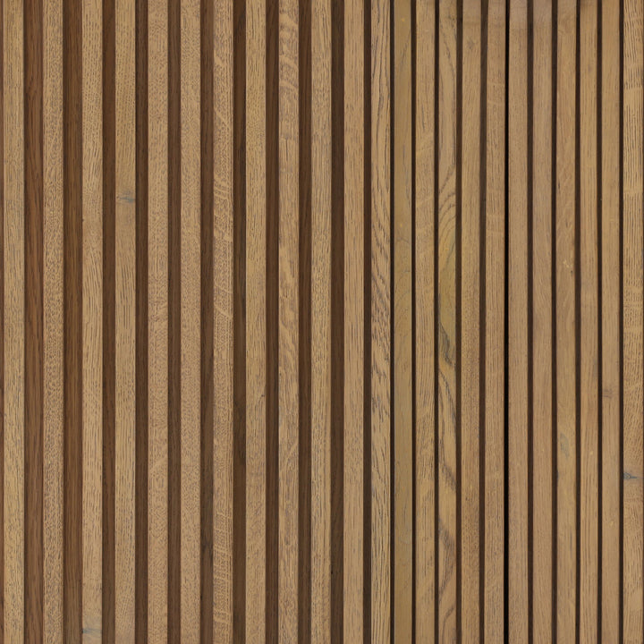 Farren Oak Wood and Veneer Sideboard, Two Door, detail 2 view