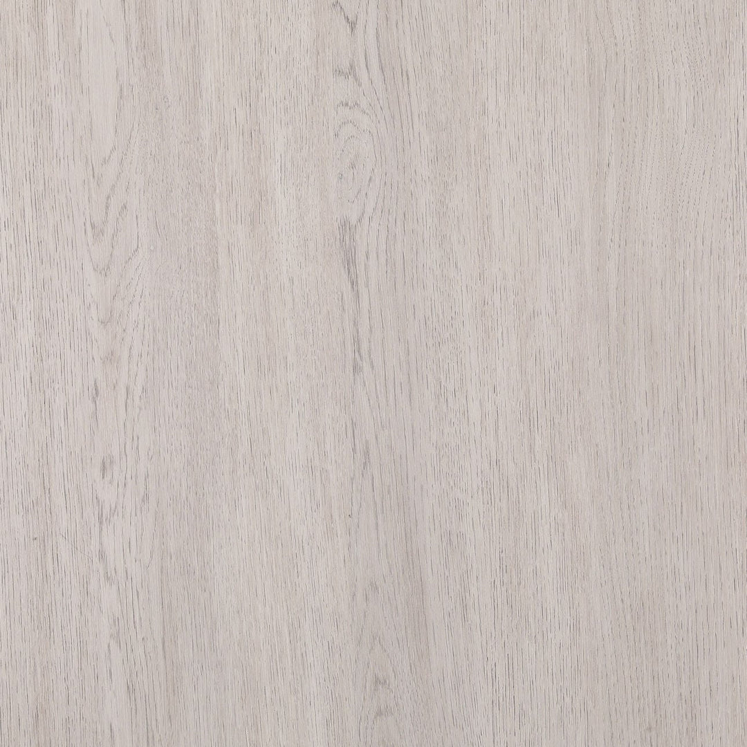 Sora Light Grey Oak Veneer Dining Table, detail 1 view