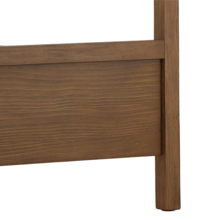 Emery Boucle and Pine Bed, Eastern King · Dark Brown, detail 3 view
