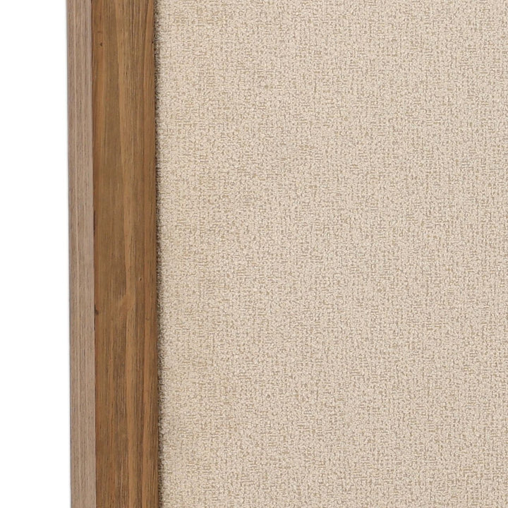 Emery Boucle and Pine Bed, Queen · Dark Brown, detail 4 view