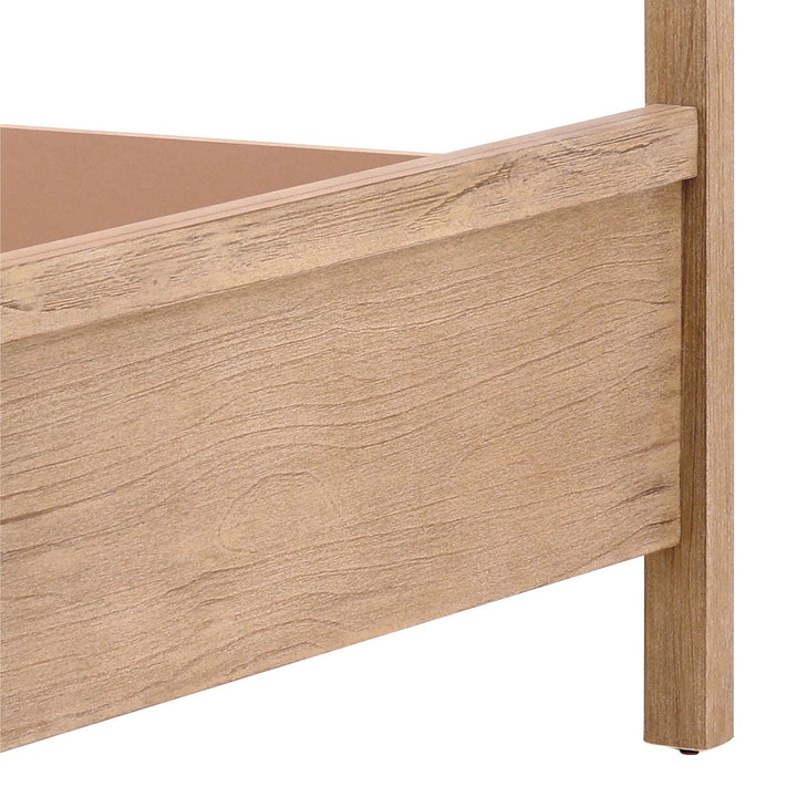 Emery Boucle and Pine Bed, Queen · Light Warm Wash, detail 3 view