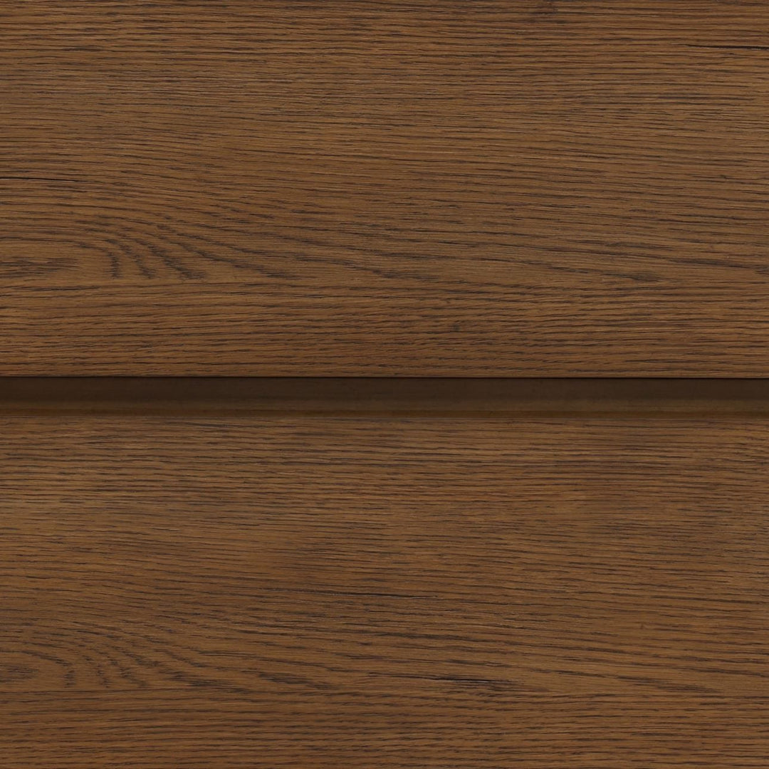 Chatham Oak Veneer Nightstand, detail 2 view