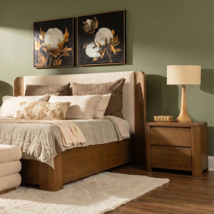 Chatham Oak Veneer Nightstand, alternate lifestyle view 1