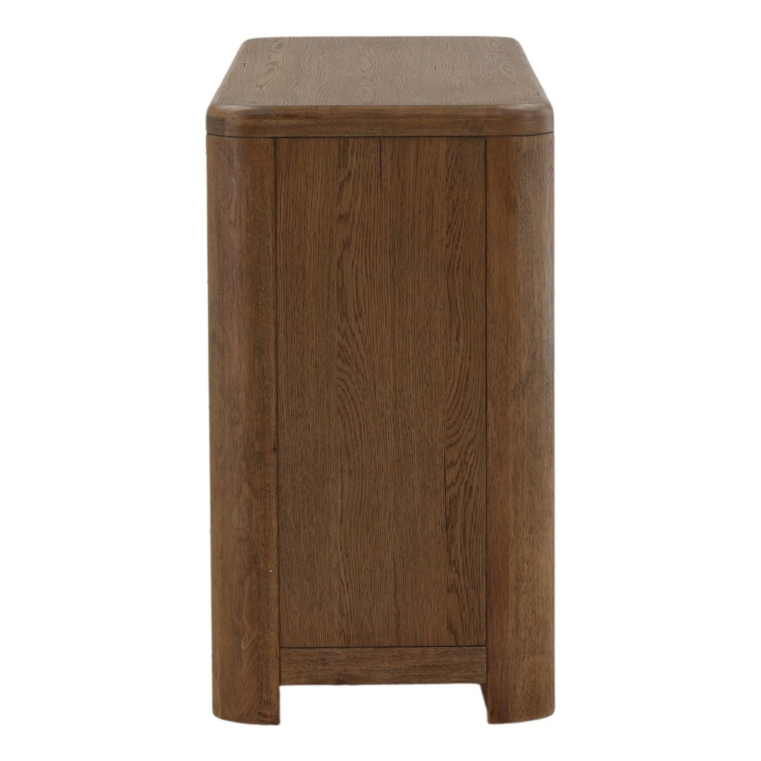 Chatham Oak Veneer Dresser, profile view