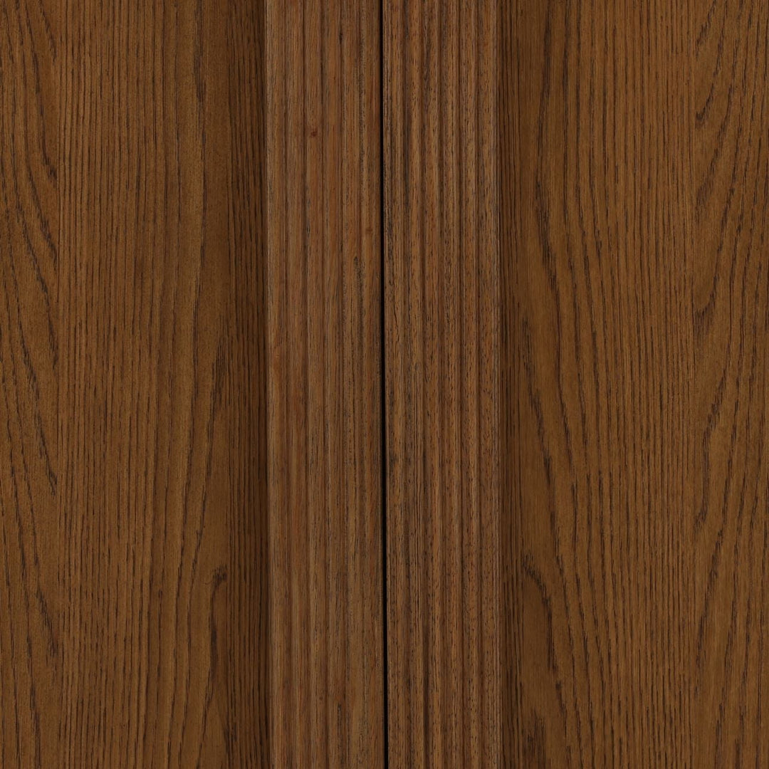 Eton Oak Veneer Sideboard, Dark Brown, detail 1 view