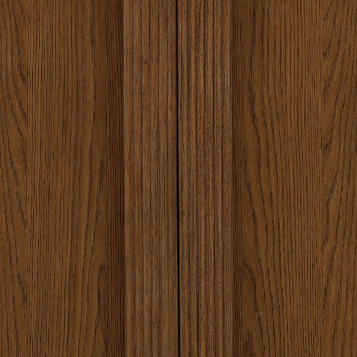 Eton Oak Veneer Sideboard, Dark Brown, detail 1 view