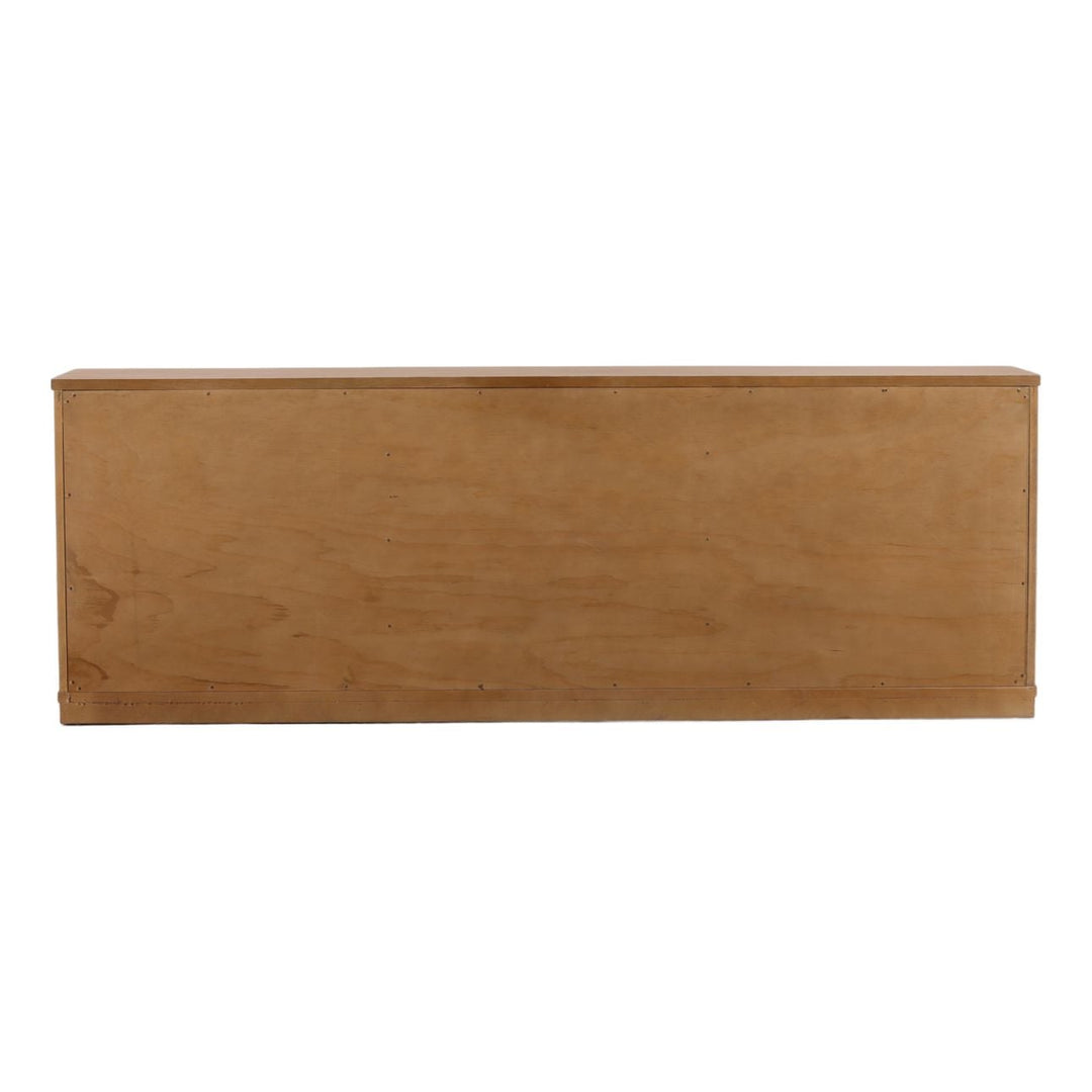 Eton Oak Veneer Sideboard, Light Warm Wash, back view