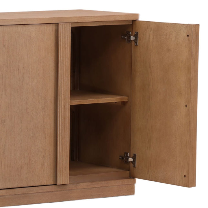Eton Oak Veneer Sideboard, Light Warm Wash, detail 2 view