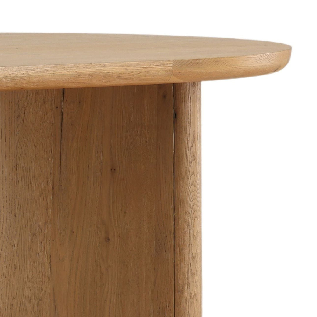 Fraser Natural Oak Veneer Dining Table, detail 2 view