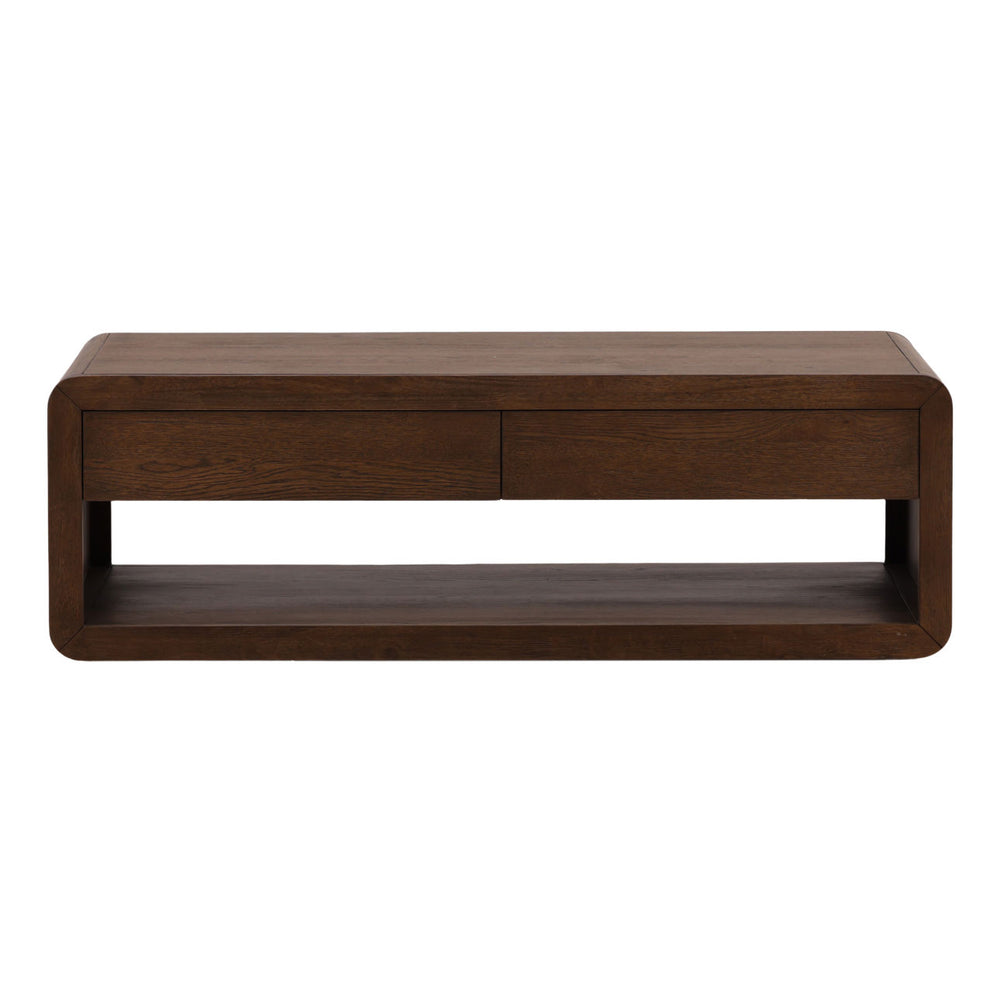 Kellan Oak Veneer Coffee Table, front view