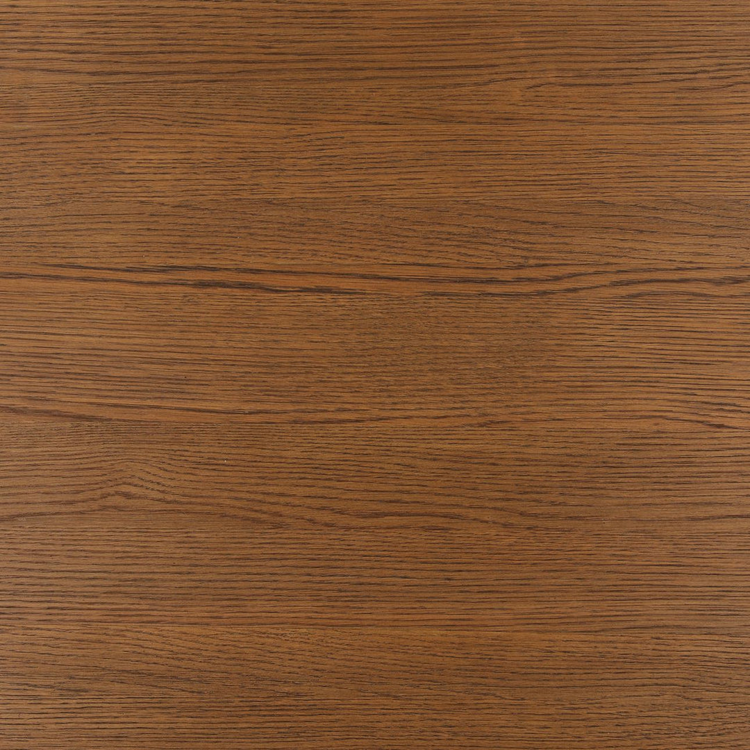 Vela Dark Oak and Resin Dining Table, detail 1 view