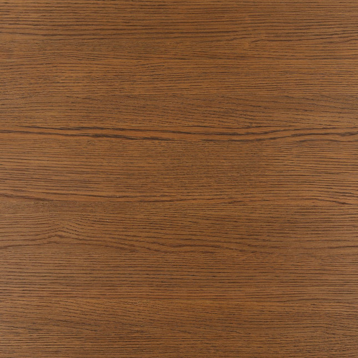 Vela Dark Oak and Resin Dining Table, detail 1 view