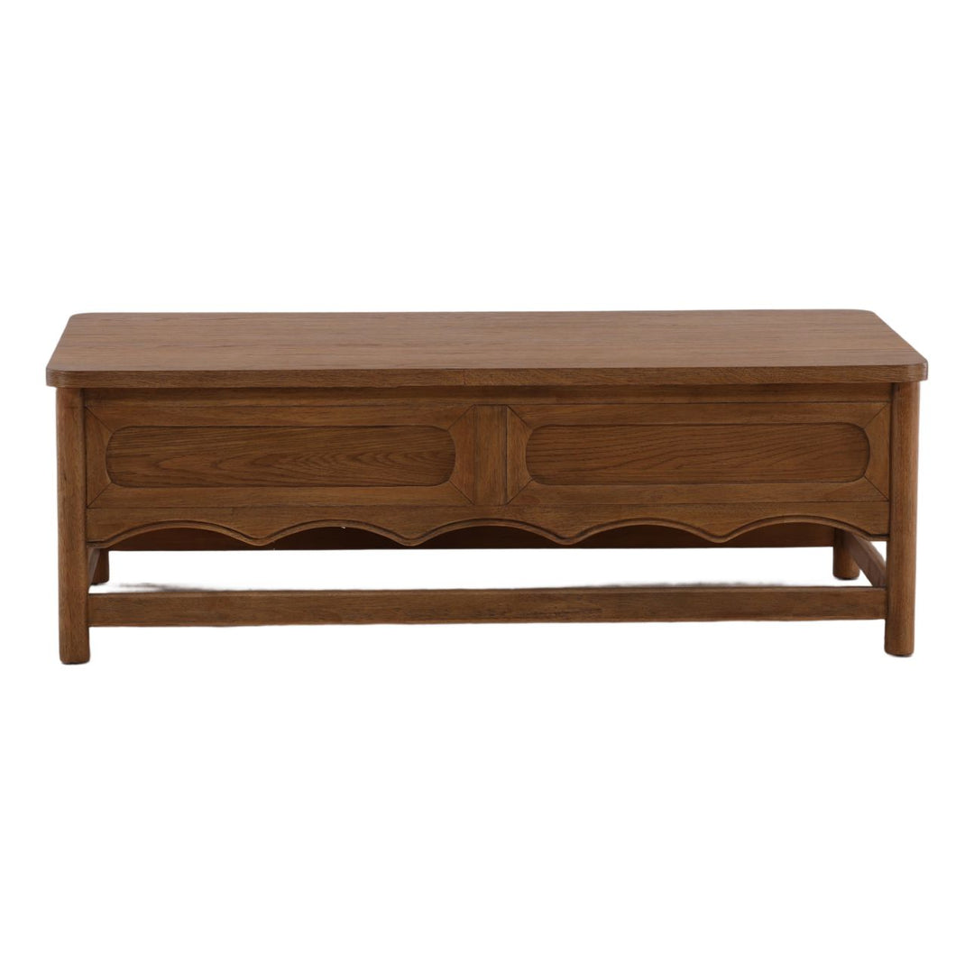 Pippa Oak Veneer Coffee Table, back view