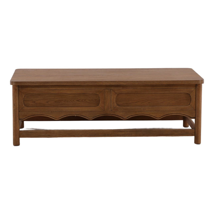 Pippa Oak Veneer Coffee Table, back view