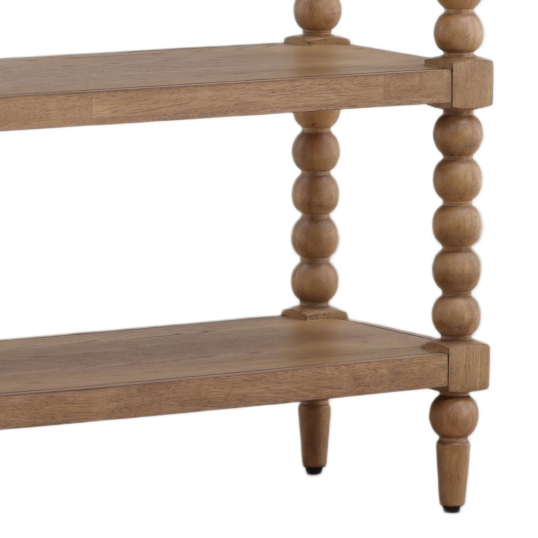 Marina Wood Bookcase, detail 2 view