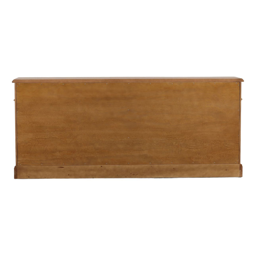 Fairen Oak Veneer Sideboard, back view