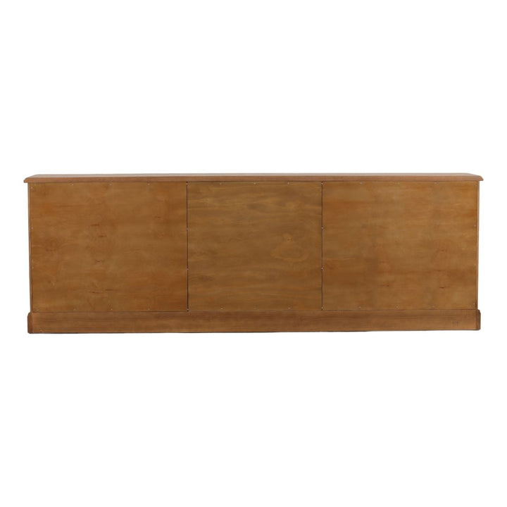 Halden Oak Veneer Sideboard, back view