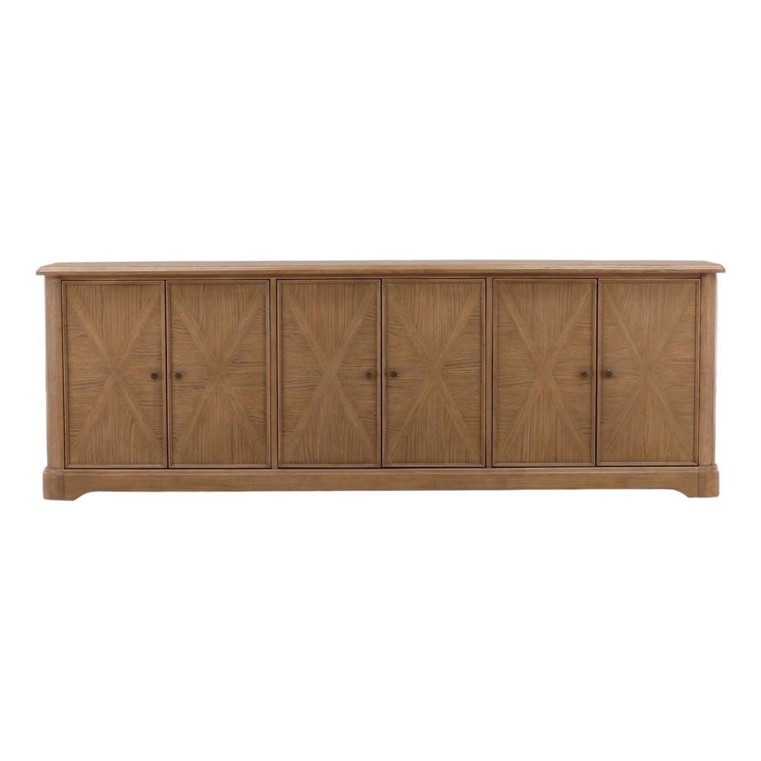 Halden Oak Veneer Sideboard, front view