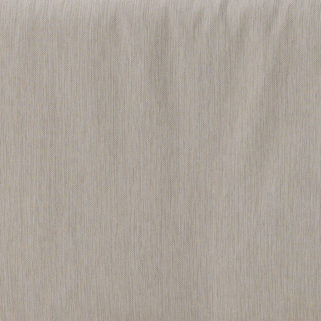 Milren Beige Teak Outdoor Sofa, detail 1 view