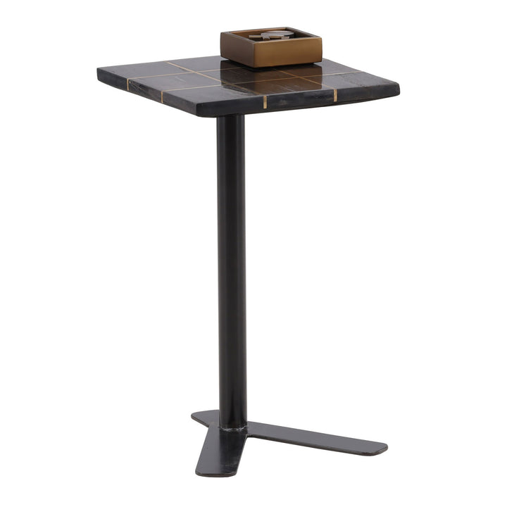 Milo Tic-Tac-Toe Side Table, three-quarter studio view