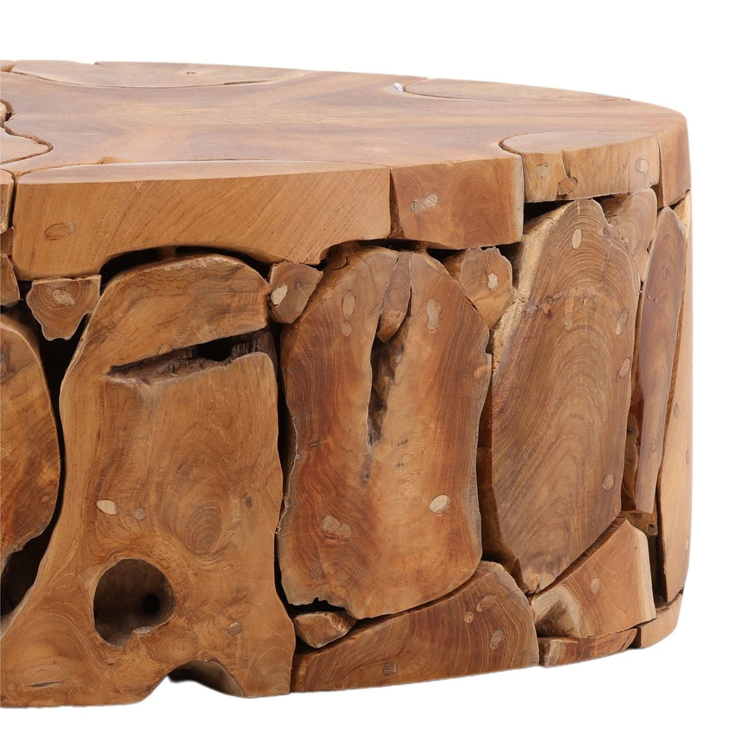 Barden Teak Outdoor Coffee Table, detail 1 view