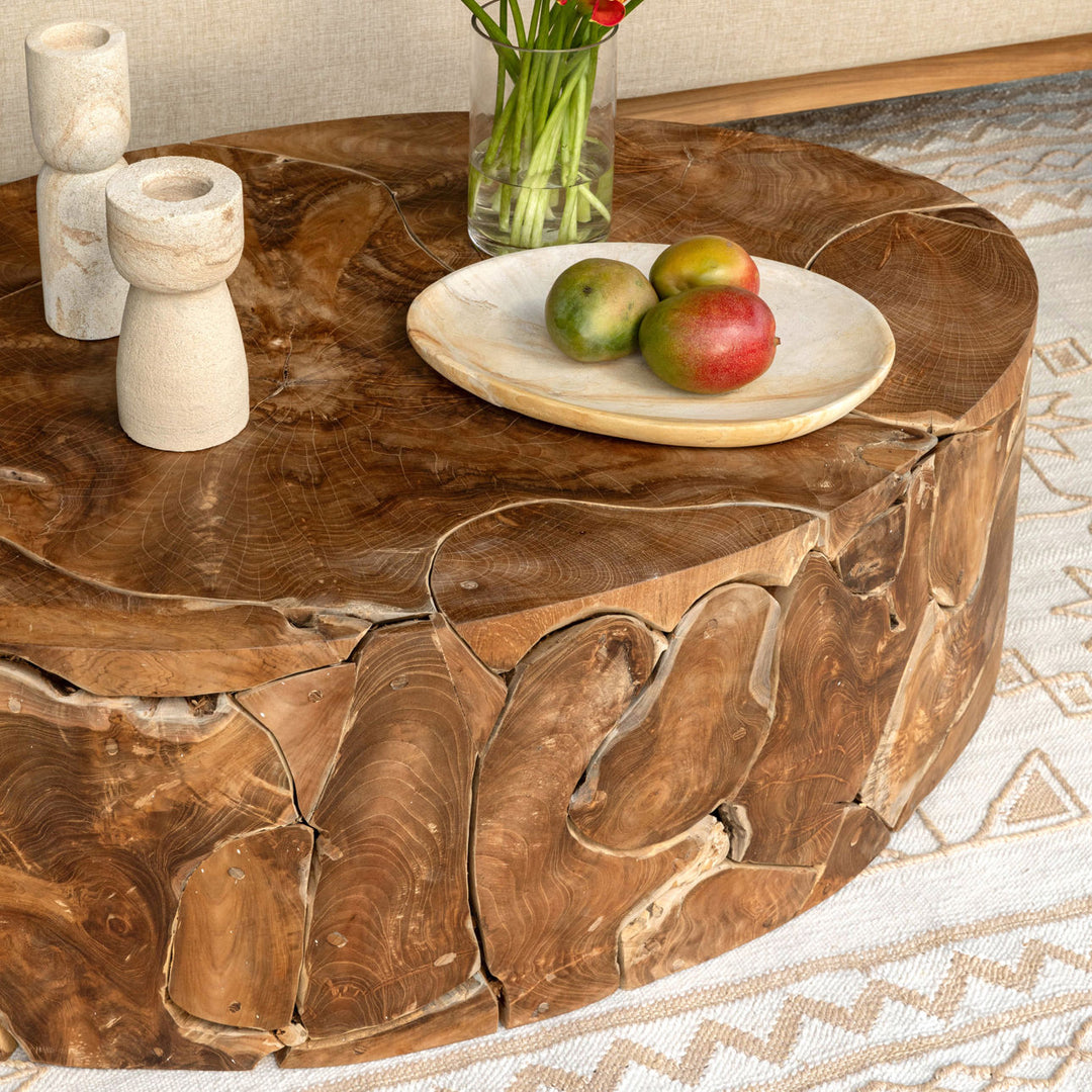 Barden Teak Outdoor Coffee Table, alternate lifestyle view 1